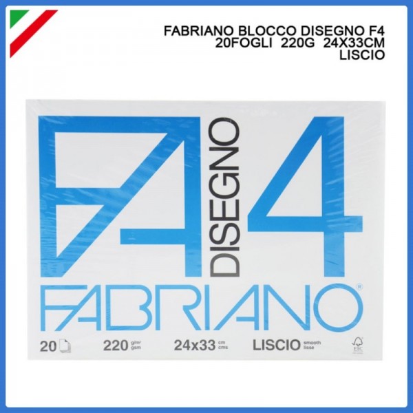 ALBUM FABRIANO F4 LISCIO 24 X 33 - Acquista su
