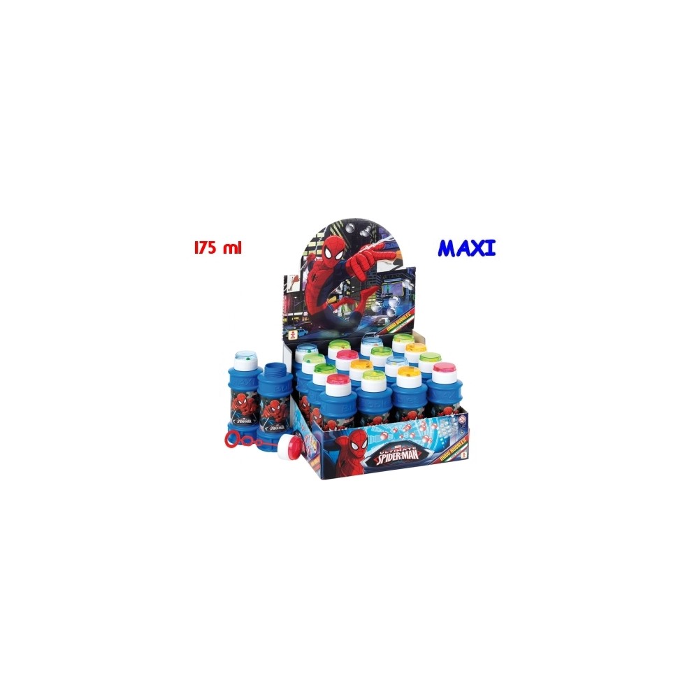 Bolle di sapone Maxi Spiderman 175ml Unicorno gioco bambina