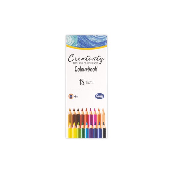 Pastelli Artist Grade Creativity – 18 colori colourbook