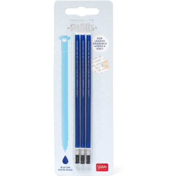 Legami Set di 3 Penne Gel Cancellabili - Erasable Pen