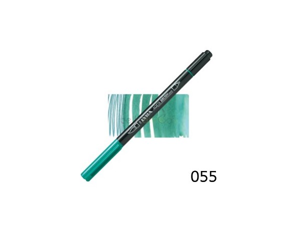 Pennarelli doppia punta Lyra Aqua Brush Duo. Confezione in cartone 12  colori - Lyra - Cartoleria e scuola