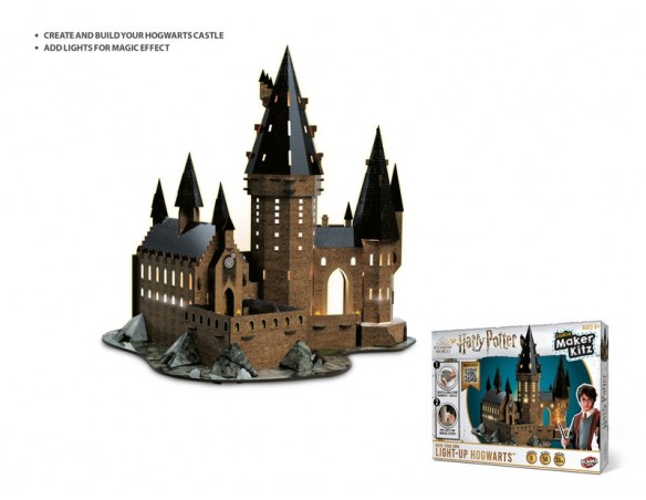 Clementoni 25724 Supercolor Harry Potter, Hogwarts Puzzle 104 pezzi