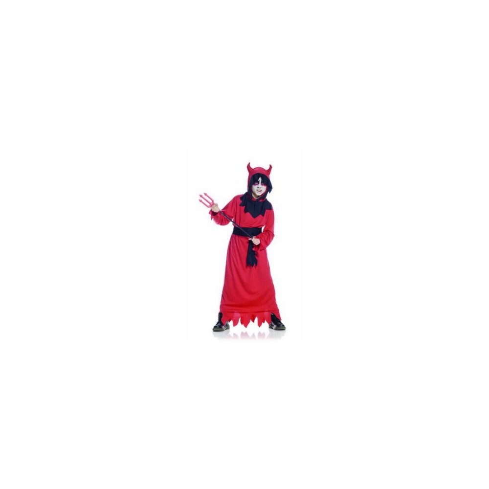 Corna da diavolo demonio 20 cm nero-rosso - Abiti e Maschere