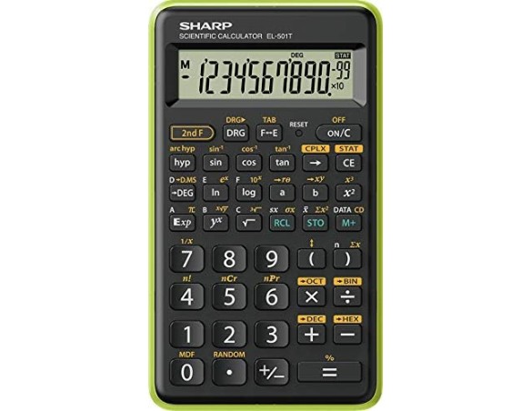 Calcolatrice scientifica CASIO tascabile BIG LC-display 8 cifre