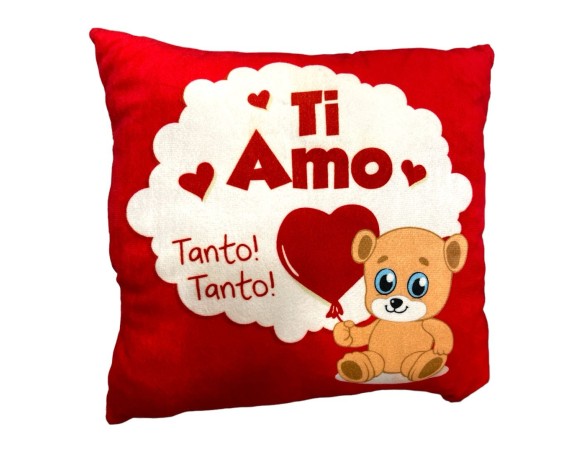 Peluche Lupo Alberto con cuore - Ti amo